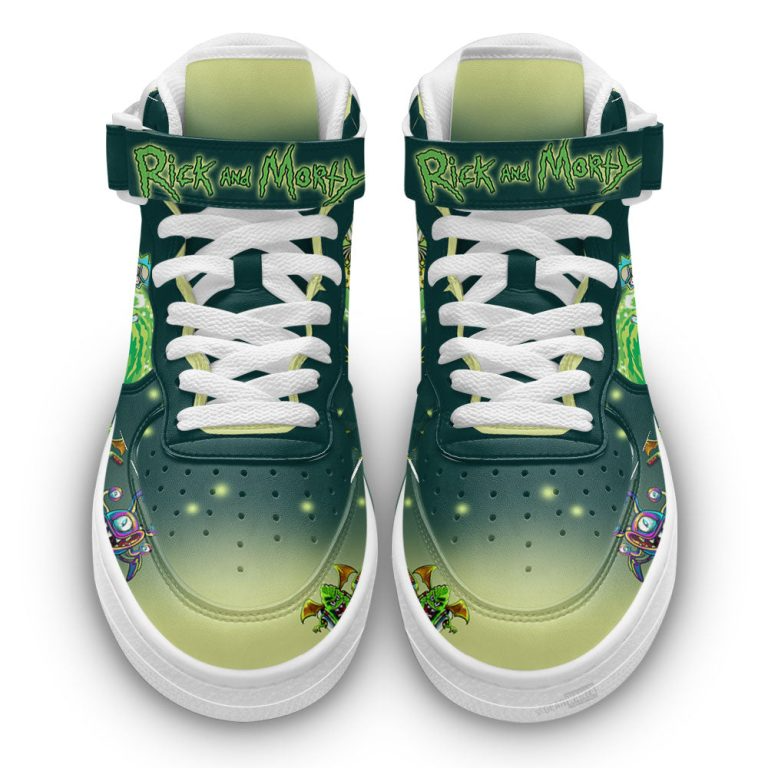 Rick and Morty Cartoon AF1 High Shoes