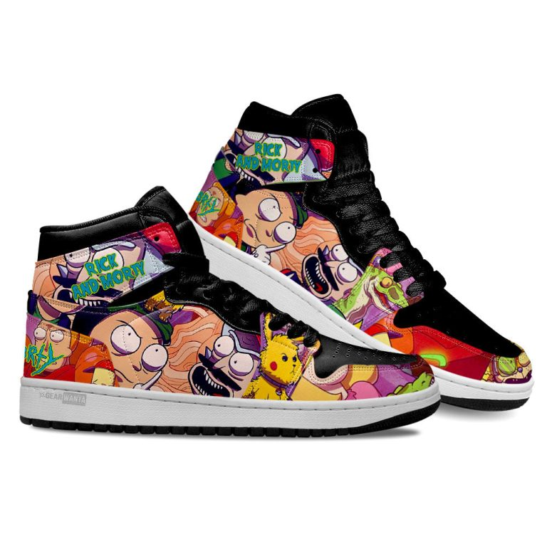 Rick and Morty Crossover Super Mario JD Shoes