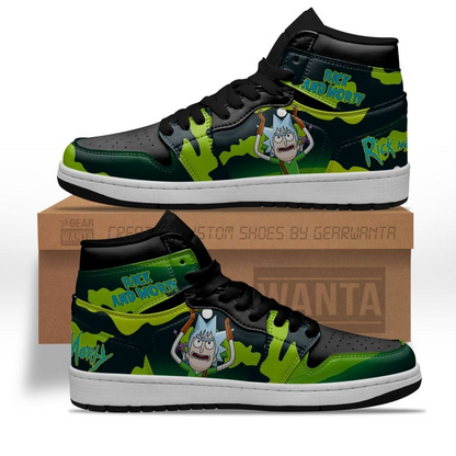 Rick and Morty Crossover Zelda JD Shoes