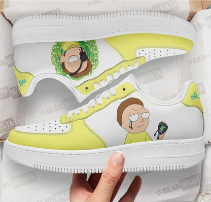 Rick and Morty Evil Morty AF1 Low Shoes