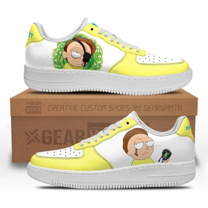 Rick and Morty Evil Morty AF1 Low Shoes