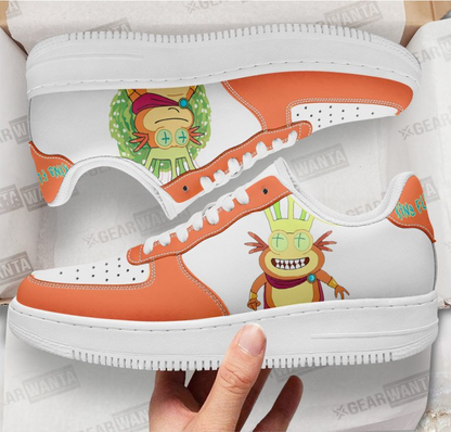Rick and Morty King Flippy Nips AF1 Low Shoes