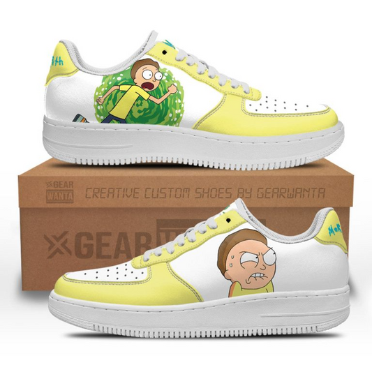 Rick and Morty Morty Smith AF1 Low Shoes