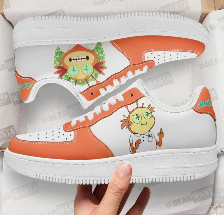 Rick and Morty Scroopy Noopers AF1 Low Shoes