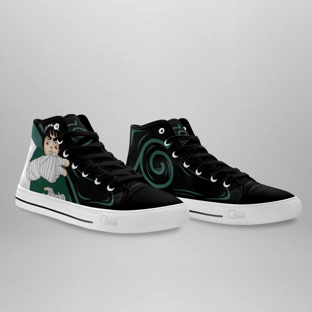 Rock Lee Drunken High Top Shoes – Naruto Footwear