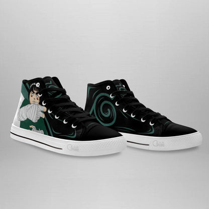 Rock Lee Drunken High Top Shoes – Naruto Footwear