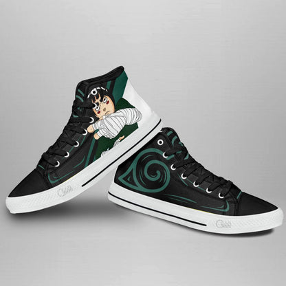 Rock Lee Drunken High Top Shoes – Naruto Footwear