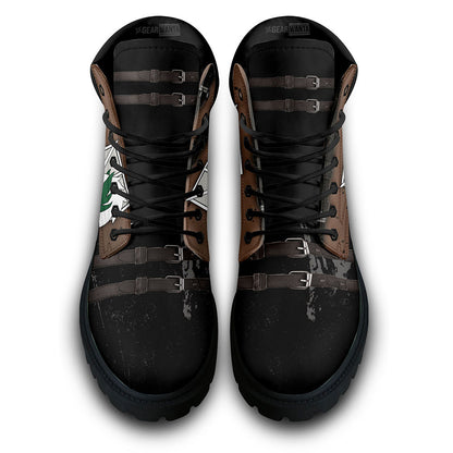 Shingeki Police Brigade Boots Anime Leather Casual