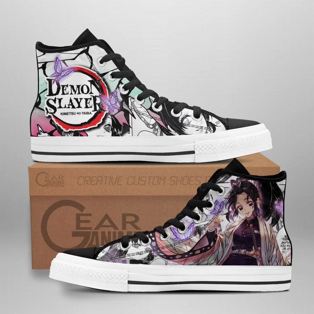 Shinobu High Top Shoes Custom Anime Sneakers