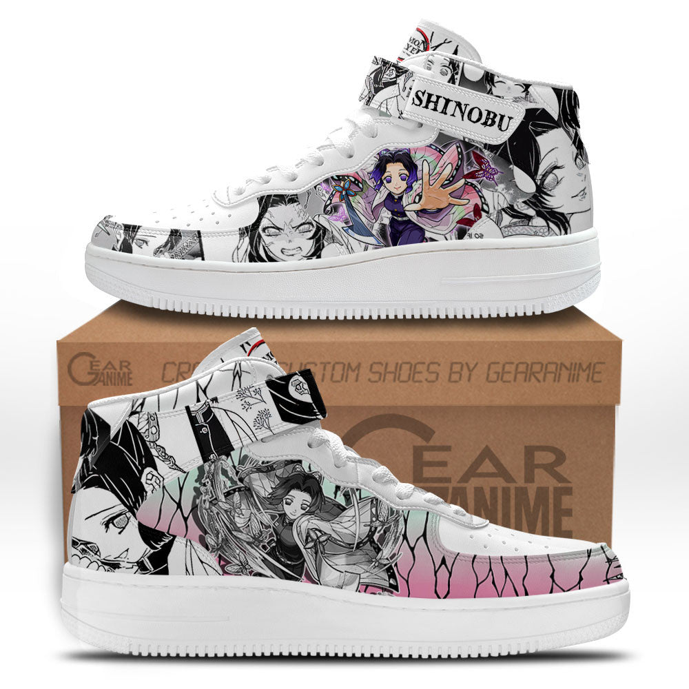 Shinobu Kocho Sneakers Air Mid Anime Shoes Mix Manga