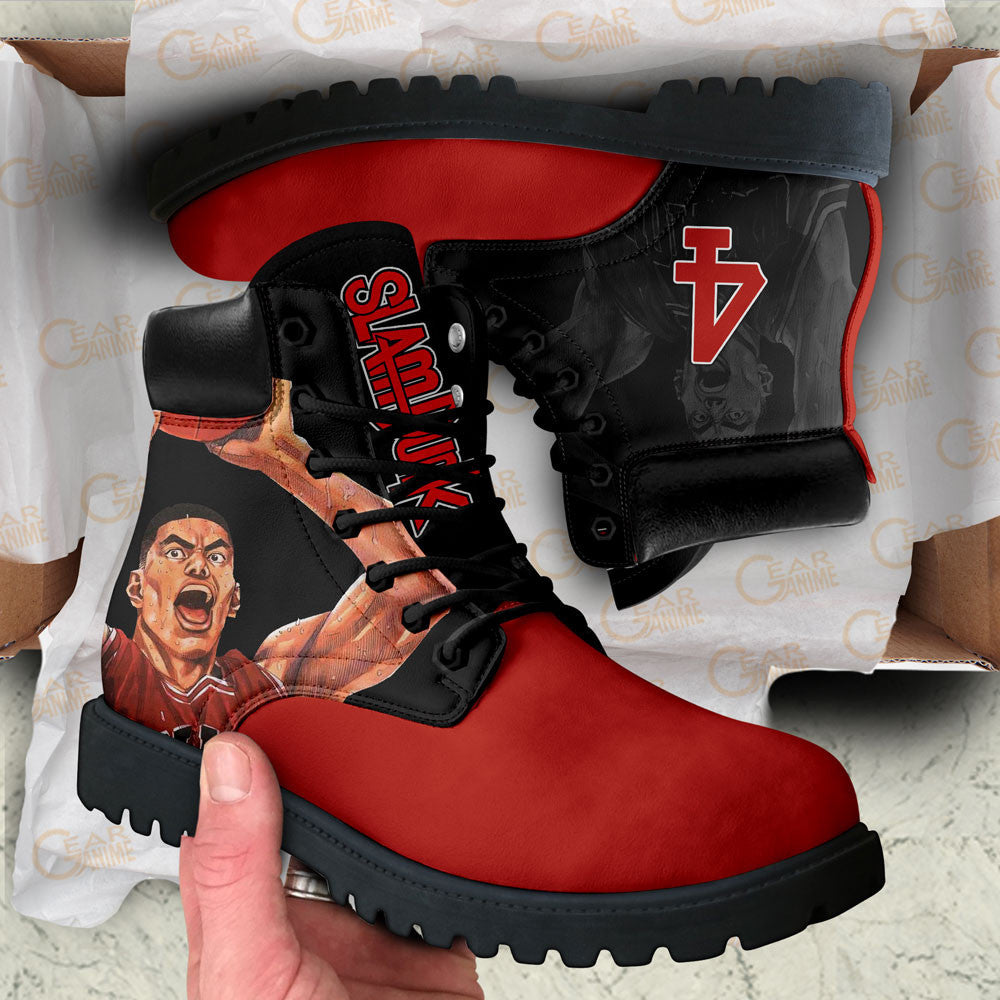 Slam Dunk Akagi Takenori Boots Shoes Anime Custom NTT211