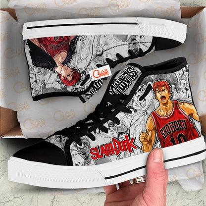 Slam Dunk Sakuragi Hanamichi High Top Shoes NTT090