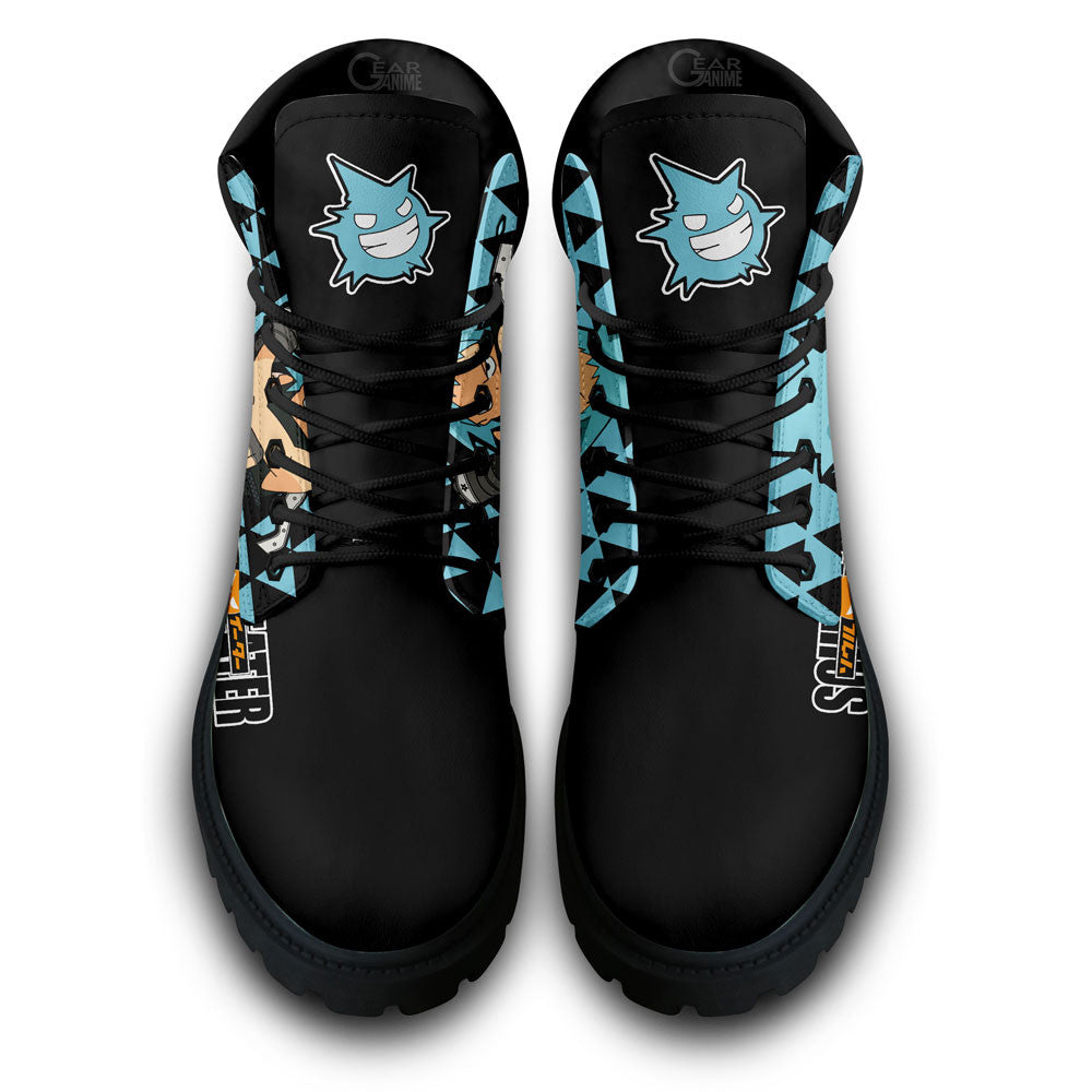 Soul Eater Black Star Boots Shoes Anime