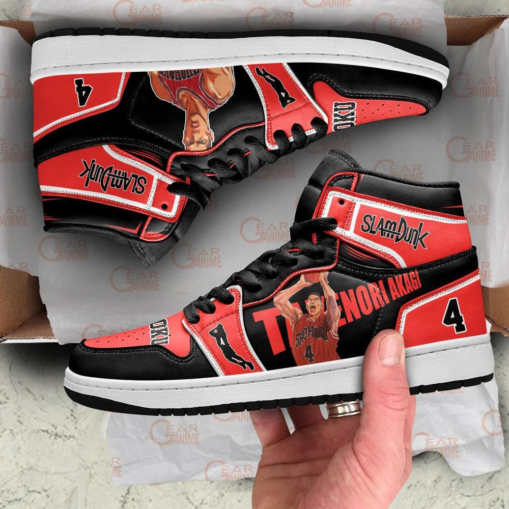 Takenori Akagi Sneakers Custom Anime Slam Dunk Shoes