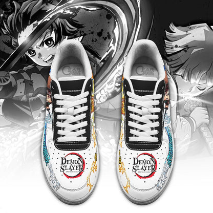 Tanjiro And Zenitsu Sneakers Breathing Form Anime Shoes