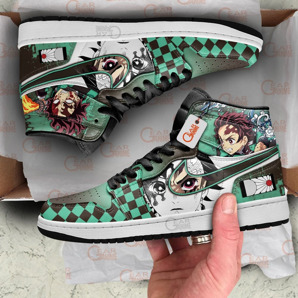 Tanjiro Anime Shoes Custom Sneakers