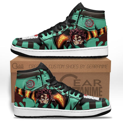 Tanjiro Bloody Rage Sneakers Custom Anime Shoes