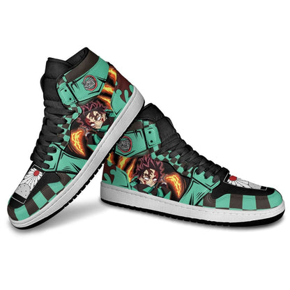 Tanjiro Bloody Rage Sneakers Custom Anime Shoes