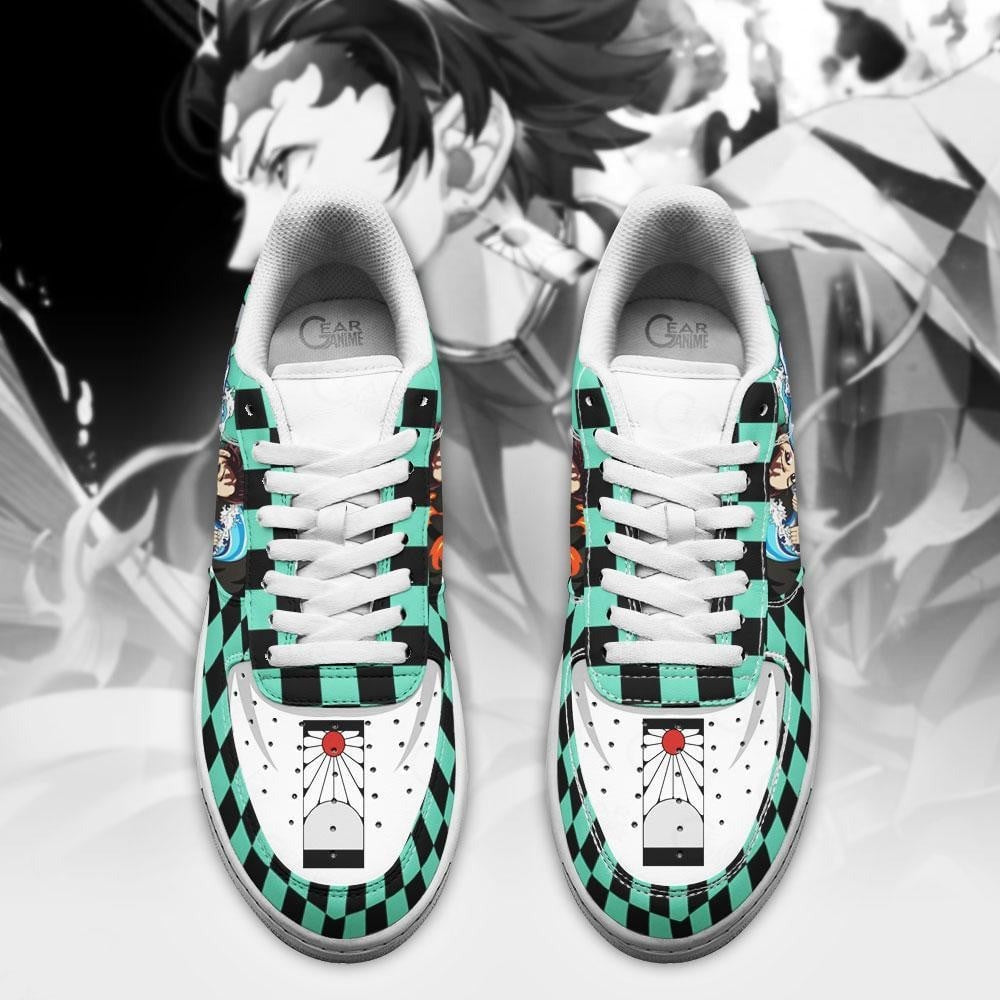 Tanjiro Breathing Sneakers Custom Anime Shoes