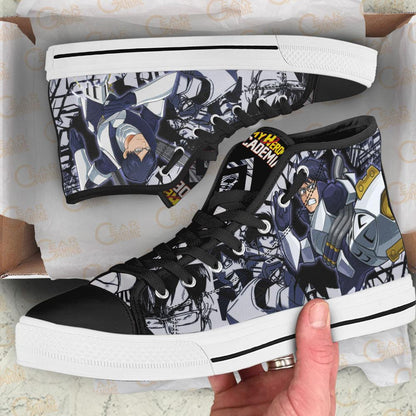 Tenya Iida High Top Shoes Custom Anime Sneakers