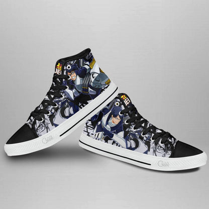 Tenya Iida High Top Shoes Custom Anime Sneakers