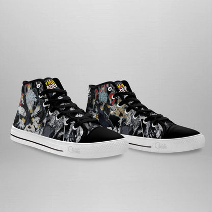 Tomura Shigaraki High Top Shoes Custom Anime Sneakers