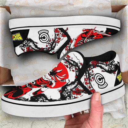 Trunks Slip-On Shoes Canvas Custom Japan Style Anime Dragon Ball Shoes