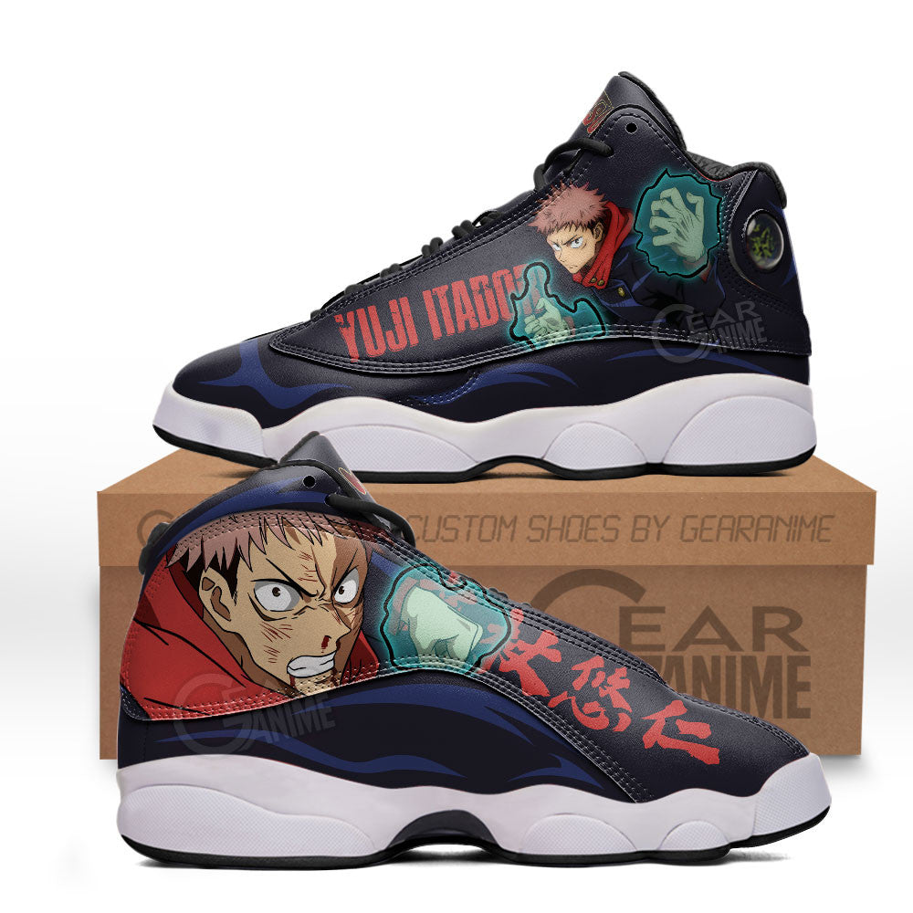 Yuji Itadori J13 Sneakers Jujutsu Kaisen Custom Anime Shoes