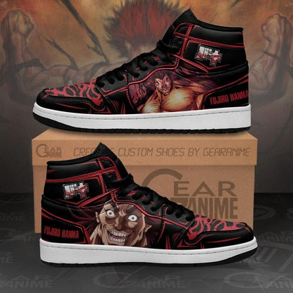 Yujiro Hanma J1 Sneakers Anime Baki