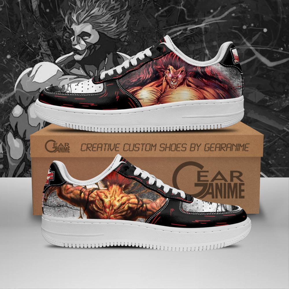 Yujiro Hanma Sneakers Baki Custom Anime Shoes PT10