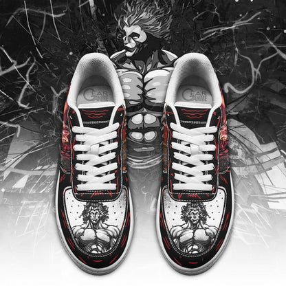 Yujiro Hanma Sneakers Baki Custom Anime Shoes PT10