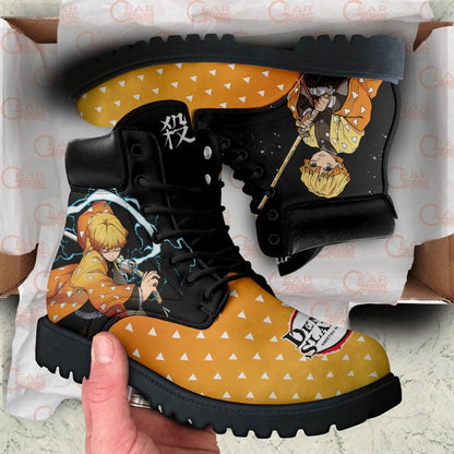 Zenitsu Agatsuma Boots Shoes Anime Custom MV0512