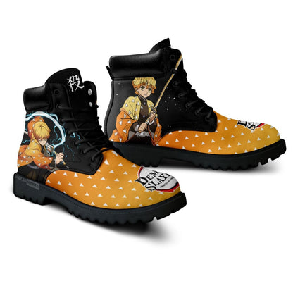 Zenitsu Agatsuma Boots Shoes Anime Custom MV0512