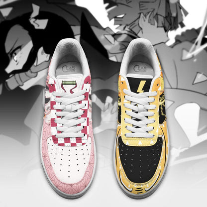 Zenitsu Agatsuma and Nezuko Air Sneakers