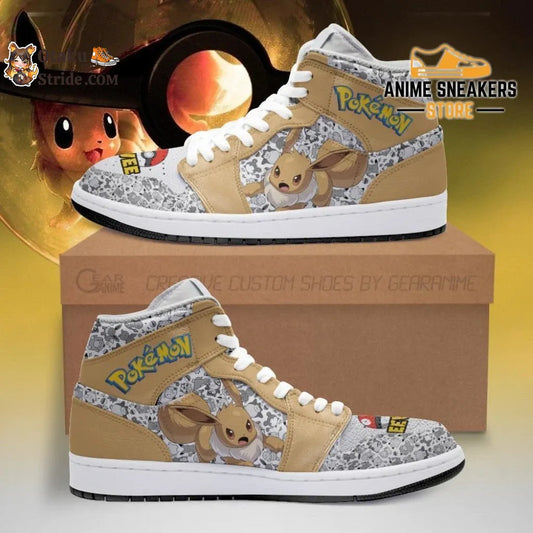 Pokemon Shoes Eevee Sneakers for Fans