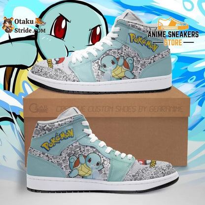 Pokemon Shoes Squirtle Sneakers Perfect for Pokemon Fans!