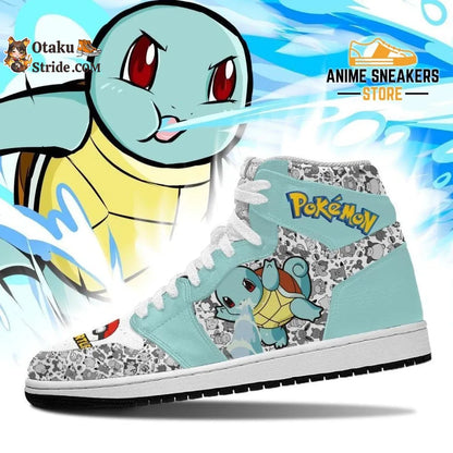 Pokemon Shoes Squirtle Sneakers Perfect for Pokemon Fans!