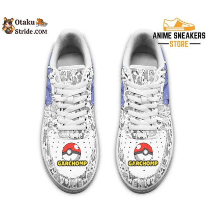 Garchomp Shoes Pokemon Custom Printed Air Force Sneakers