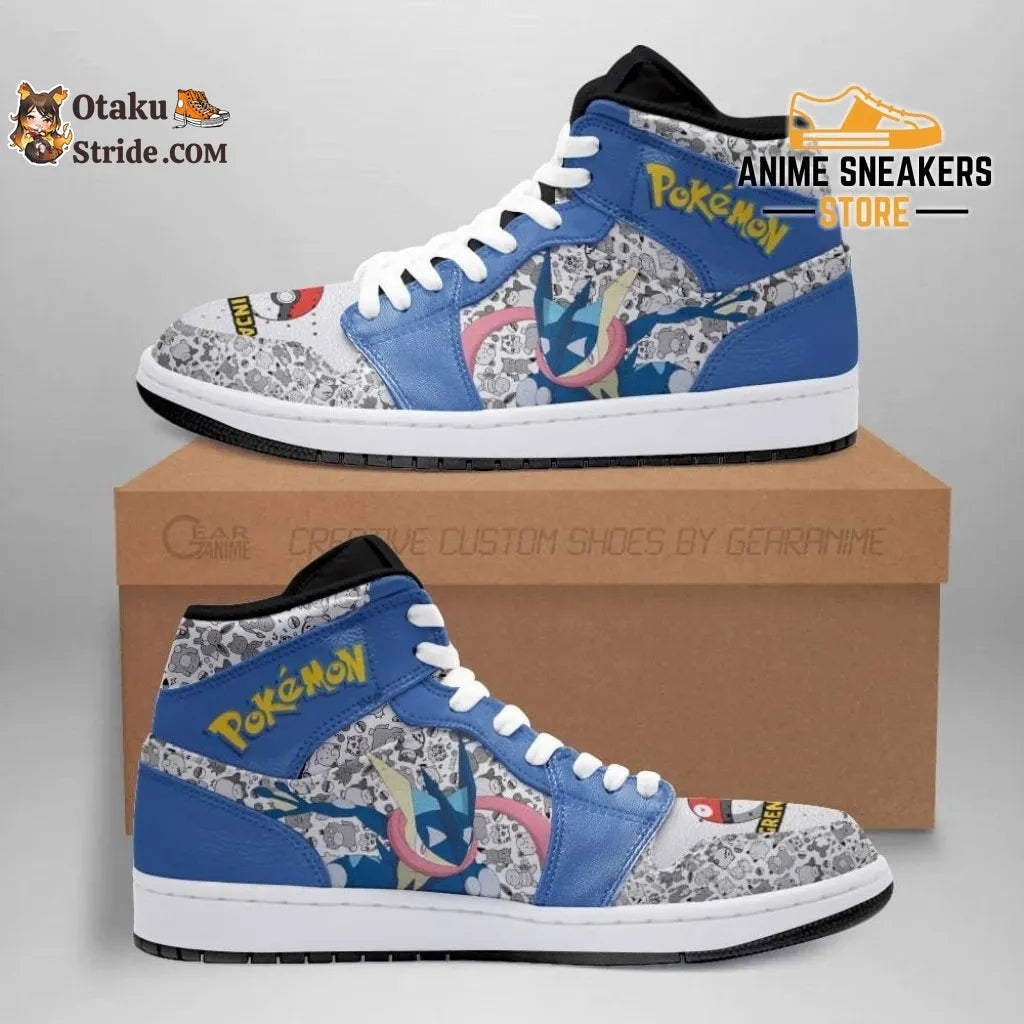 Pokemon Greninja JD Sneakers Perfect for Pokemon Fans!