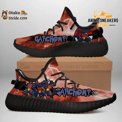 Custom Pokemon Garchomp Sneakers – Unique Printed Yeezy Shoes