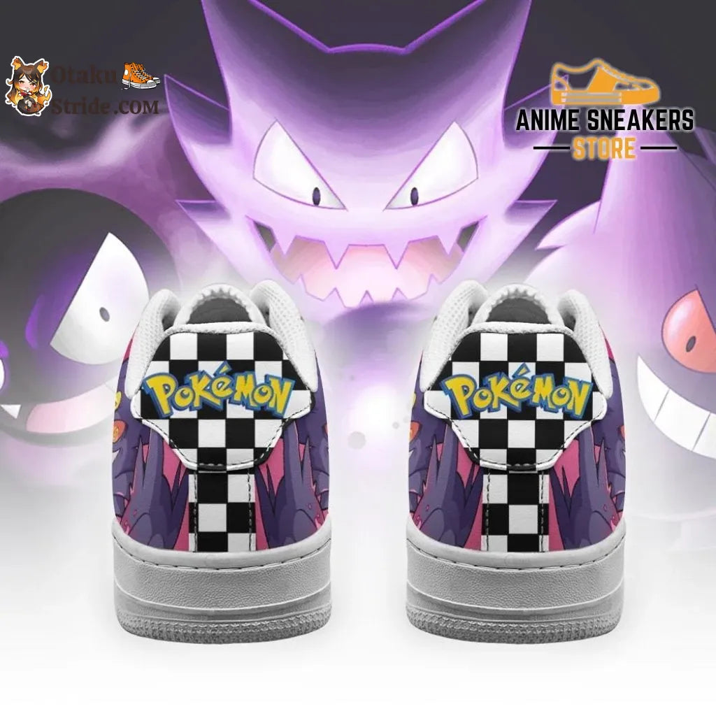 Custom Pokemon Gengar Sneakers Perfect for Pokemon Fans!