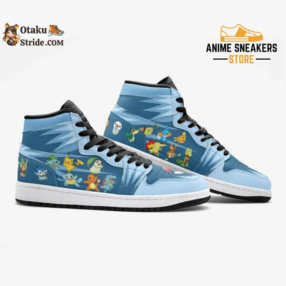 Custom Pokemon J-Force Shoes Featuring Starters Pokemon Designs