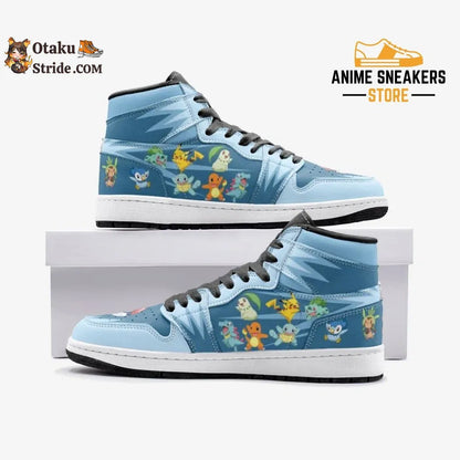 Custom Pokemon J-Force Shoes Featuring Starters Pokemon Designs