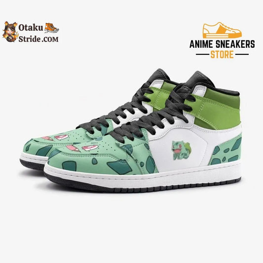 Custom Bulbasaur Pokemon J-Force Shoes – Handmade Sneakers for Fans