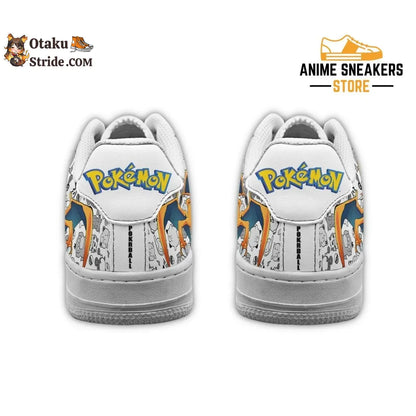 Custom Charizard Pokemon Air Force Shoes – Handmade Sneakers for Fans