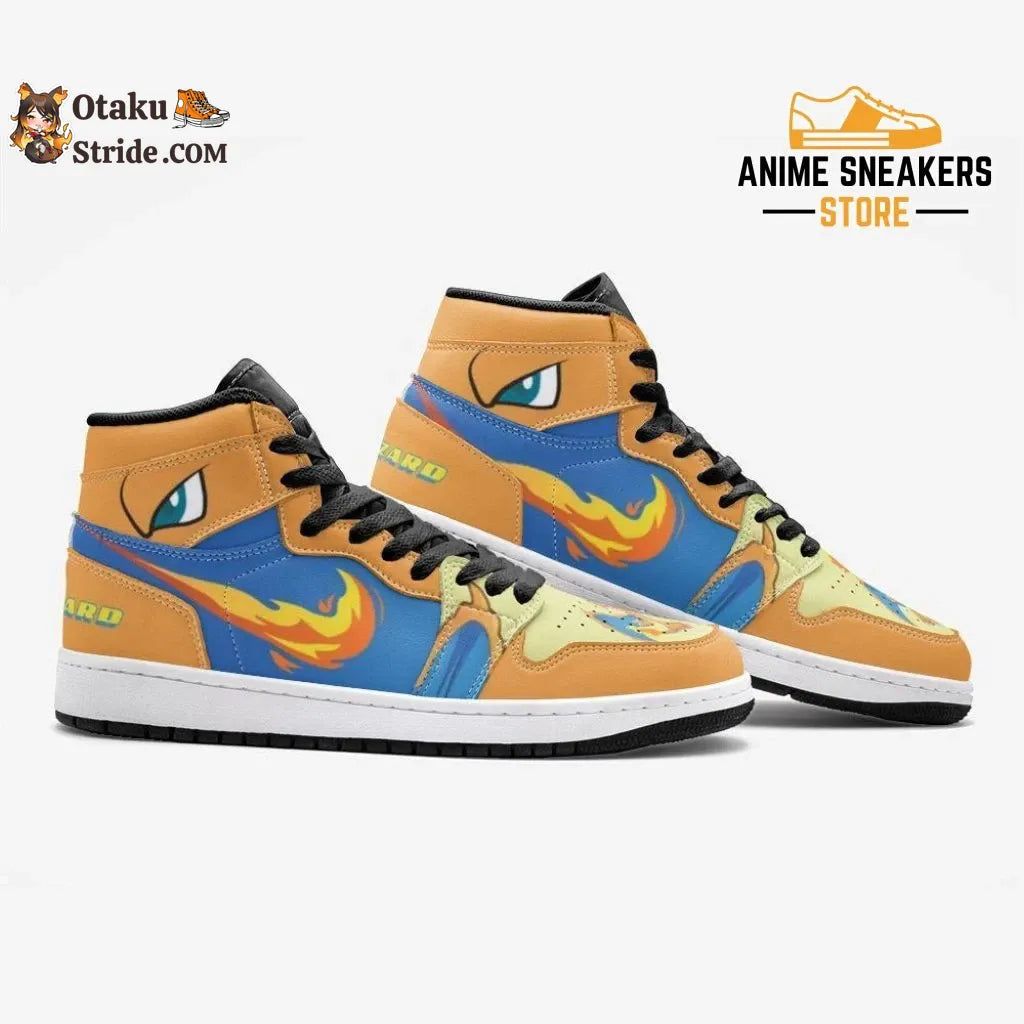 Custom Charizard Pokemon J-Force Shoes Easy on, easy style