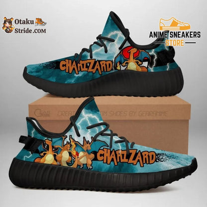 Custom Charizard Pokemon Sneakers – Unique Printed Yeezy Shoes