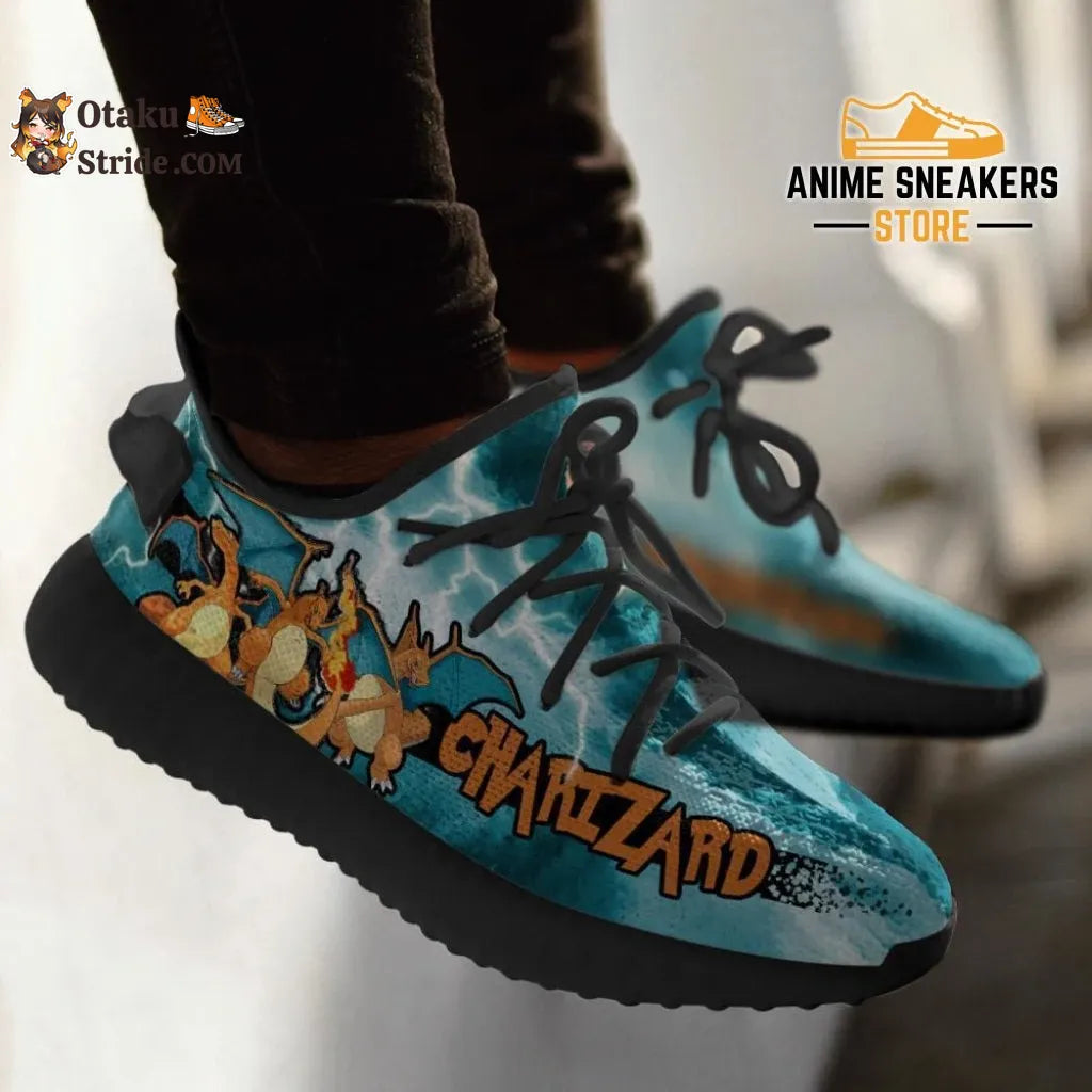 Custom Charizard Pokemon Sneakers – Unique Printed Yeezy Shoes