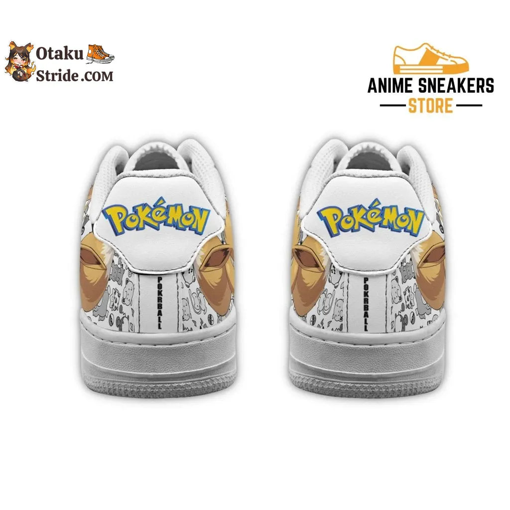 Custom Eevee Pokemon Sneakers – Air Force Style