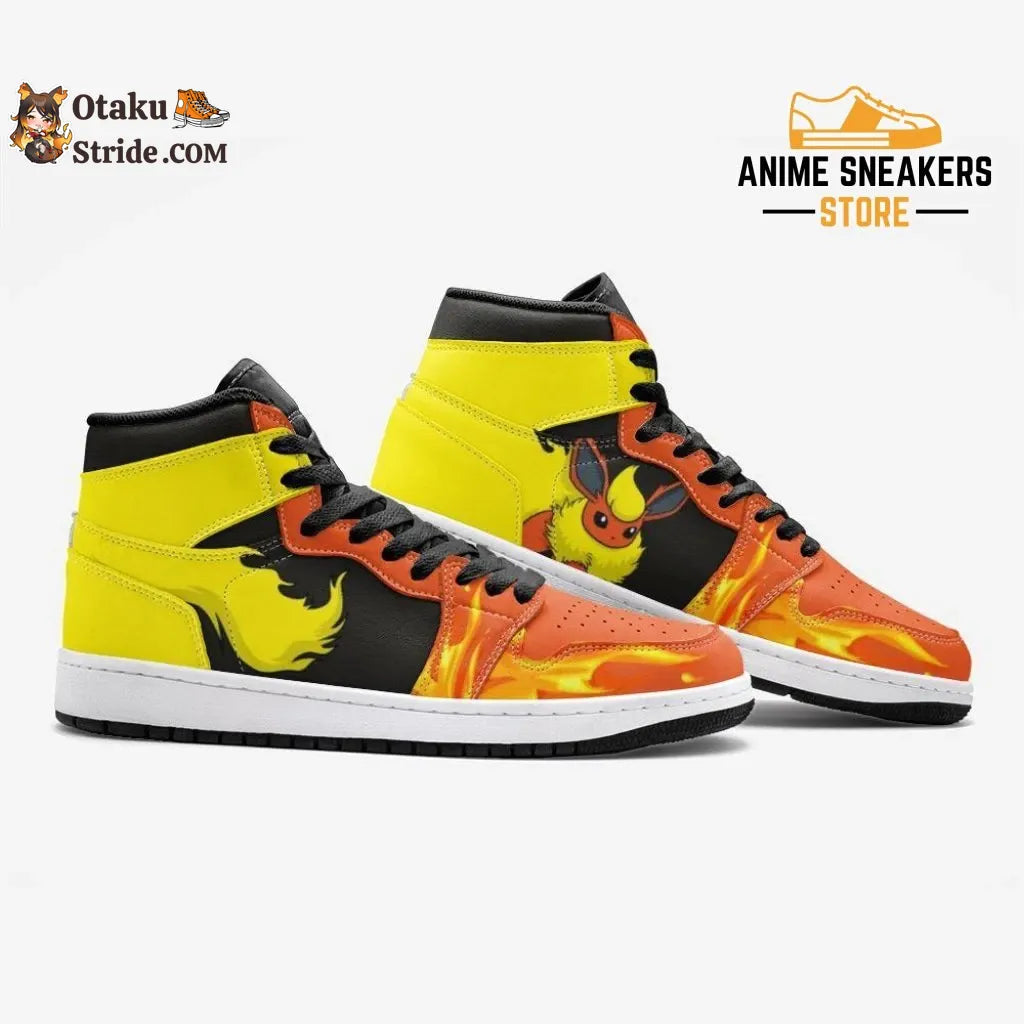 Custom Flareon Pokemon J-Force Shoes meets anime edge